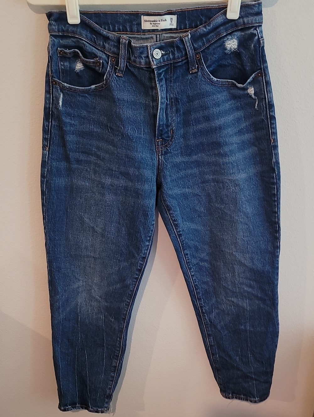 Abercrombie & Fitch Dark Wash Boyfriend Jeans